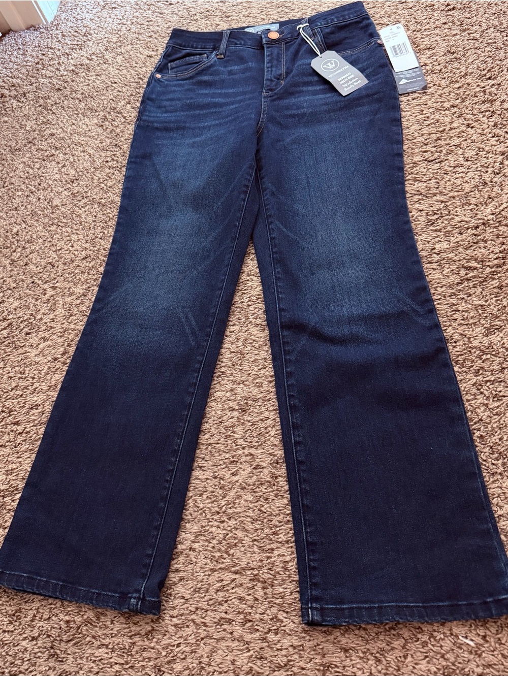 Wit & Wisdom Bennett High-Rise Ab solution Barely Boot Jeans size 6 NWT - Picture 2 of 3